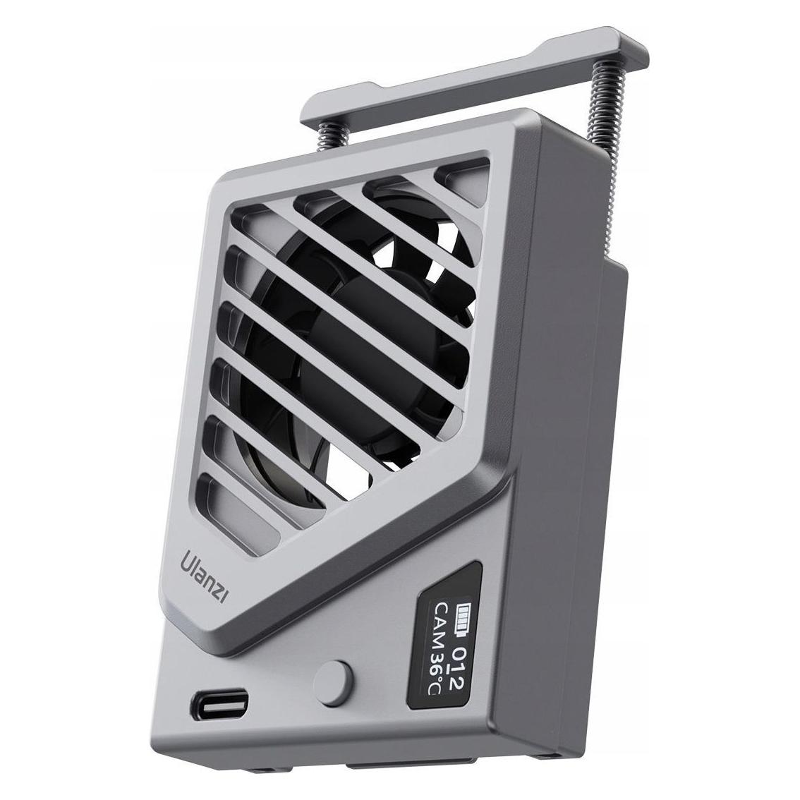 Ulanzi CA25 Camera Cooling Fan V2 (clamp) Silver (U-CA25-V2-SILVER) (SB8476)
