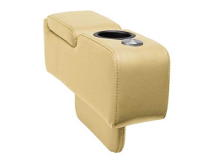 Zinea Mobile Armlehne für Loveseat - Leder beige