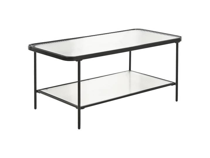 COUCHTISCH Transparent/Schwarz Blair