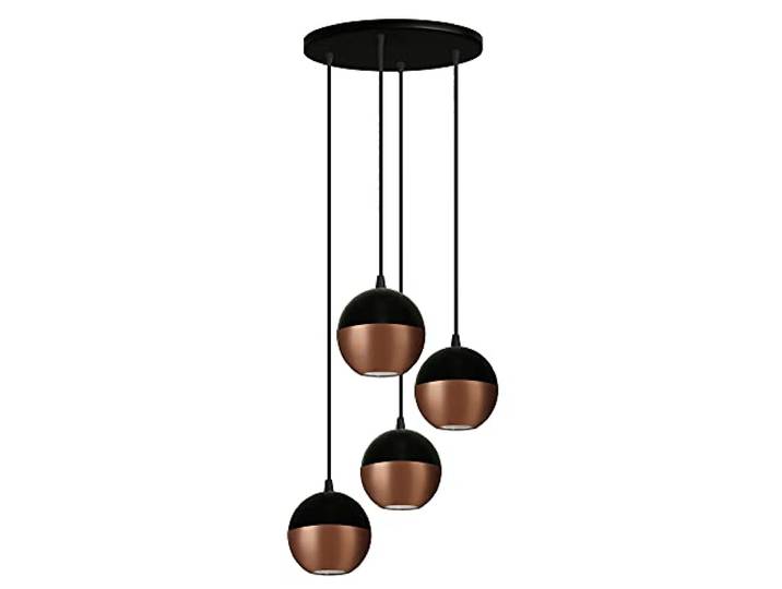 Helam MIDWAY Cluster Pendelleuchte Schwarz, Kupfer 30cm