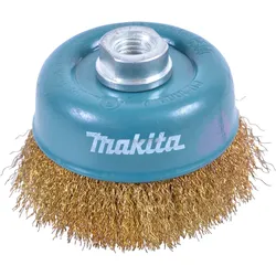 Makita Topfbürste, 90 mm - gewellt - Messing - M14 - D-39780