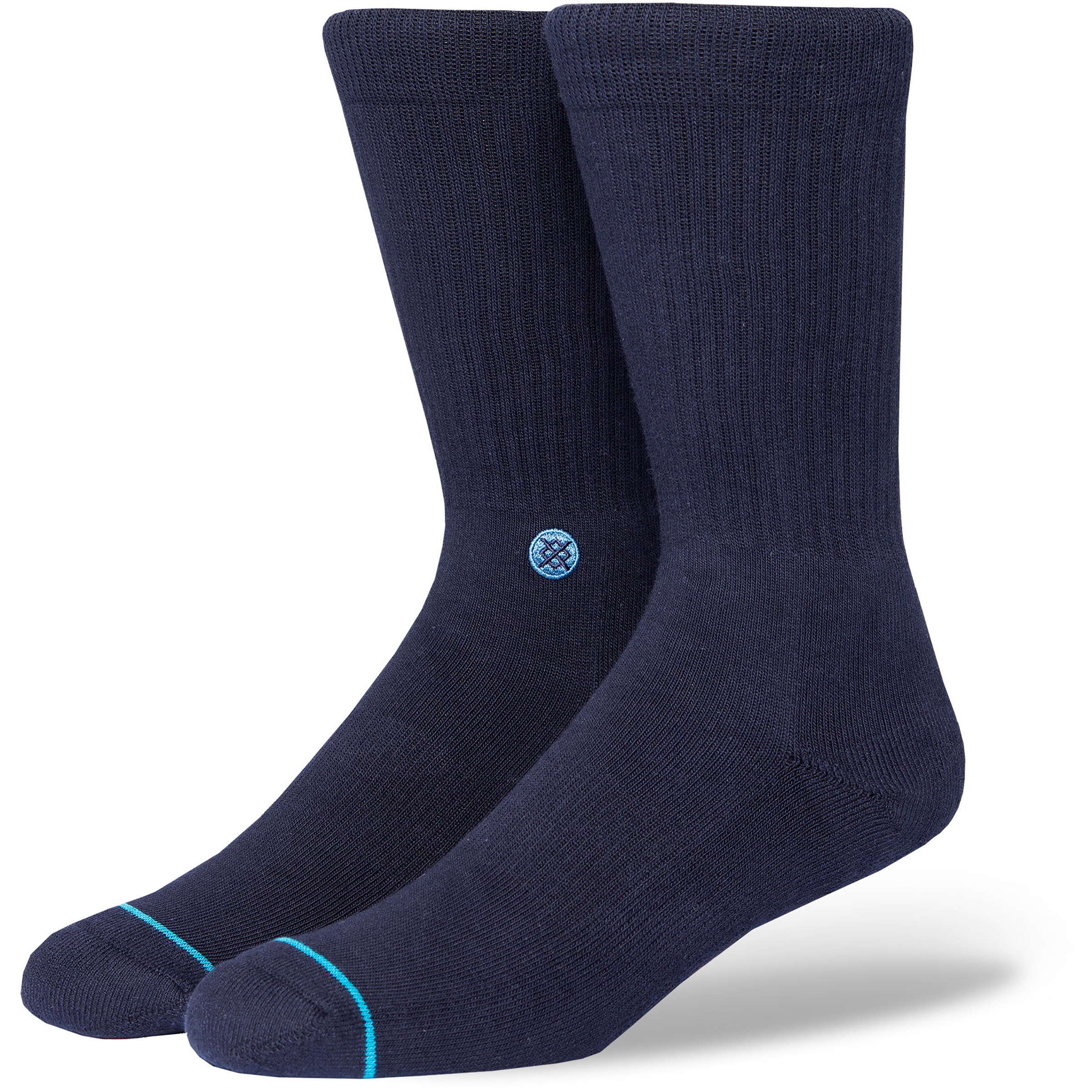 Stance Icon Freizeitsocken blau Größe 42 Lifestyle Elastisch