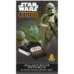 Atomic Mass Games Star Wars: Legion – Galaktische Republik Einheitenkarten-Set (Deutsch, 2 Spieler)