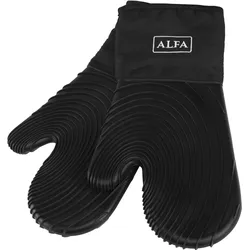 Alfa Forni Ofenhandschuhe Schwarz, Backhandschuhe + Topflappen, Schwarz