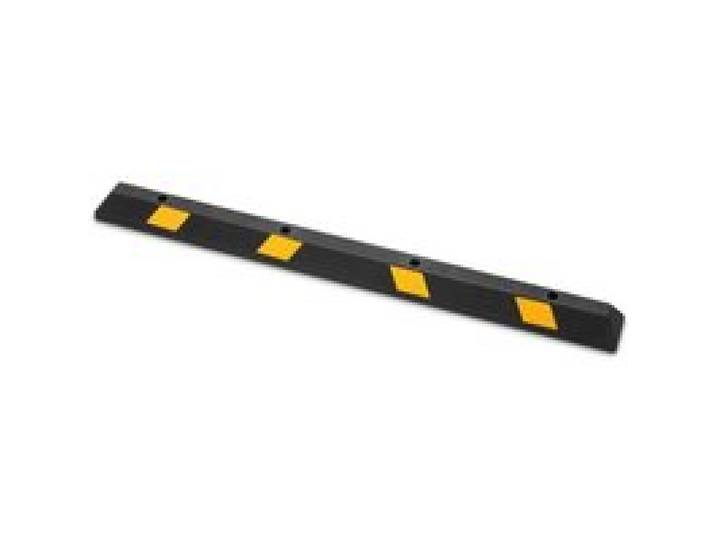 VEVOR Butée de stationnement pour garage 184 cm, butée de roue robuste en caoutchouc, butoir de stationnement avec bandes réfléchissantes, pour voitures, camionnettes, camions, pneus, roue, pare-chocs