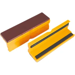 BERN 9 900 S5100 - Schonbacken für Schraubstöcke, Leder/Kunststoff, 100 mm, 1 Paar