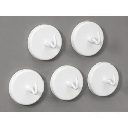 MAUL Magnete Ø 4,7 x 3,7 weiß