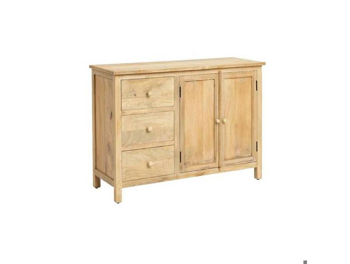 Buffet en bois de manguier blanchi Ronan