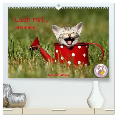 lach mit...just smile (hochwertiger Premium Wandkalender 2027 DIN A2 quer), Kunstdruck in Hochglanz