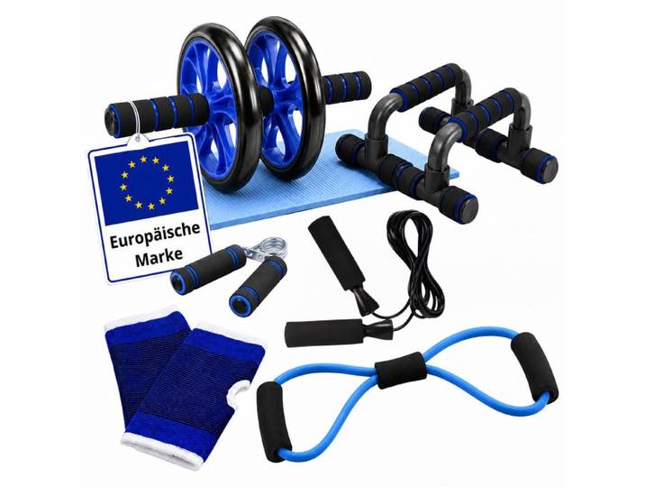 Relaxdays 9-teiliges Fitness Set