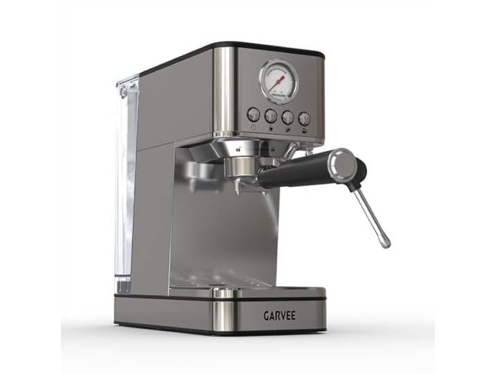 Euker Espressomaschine Siebträger 20 Bar Mit Milchaufschäumer & 1,7L Wassertank - 1200W Kaffeemaschine Mit Thermoblock-Schnellheizsystem - Kompakte Siebträgermaschine Für Küche