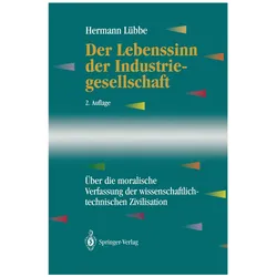 Der Lebenssinn der Industriegesellschaft, Fachbücher von Hermann Lübbe