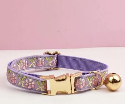 Uplift Picks Adjustable Personalized Cat Collar With Bell For Cats And Small Dogs 06 small