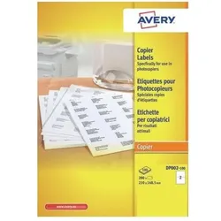 Avery Dennison, Etiketten, Etiquette pour photocopieur, 210 x 148,5 mm, blanc