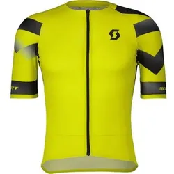 SCOTT Herren Trikot SCO Shirt M's RC Premium Climber SS, Größe S in Gelb Gelb