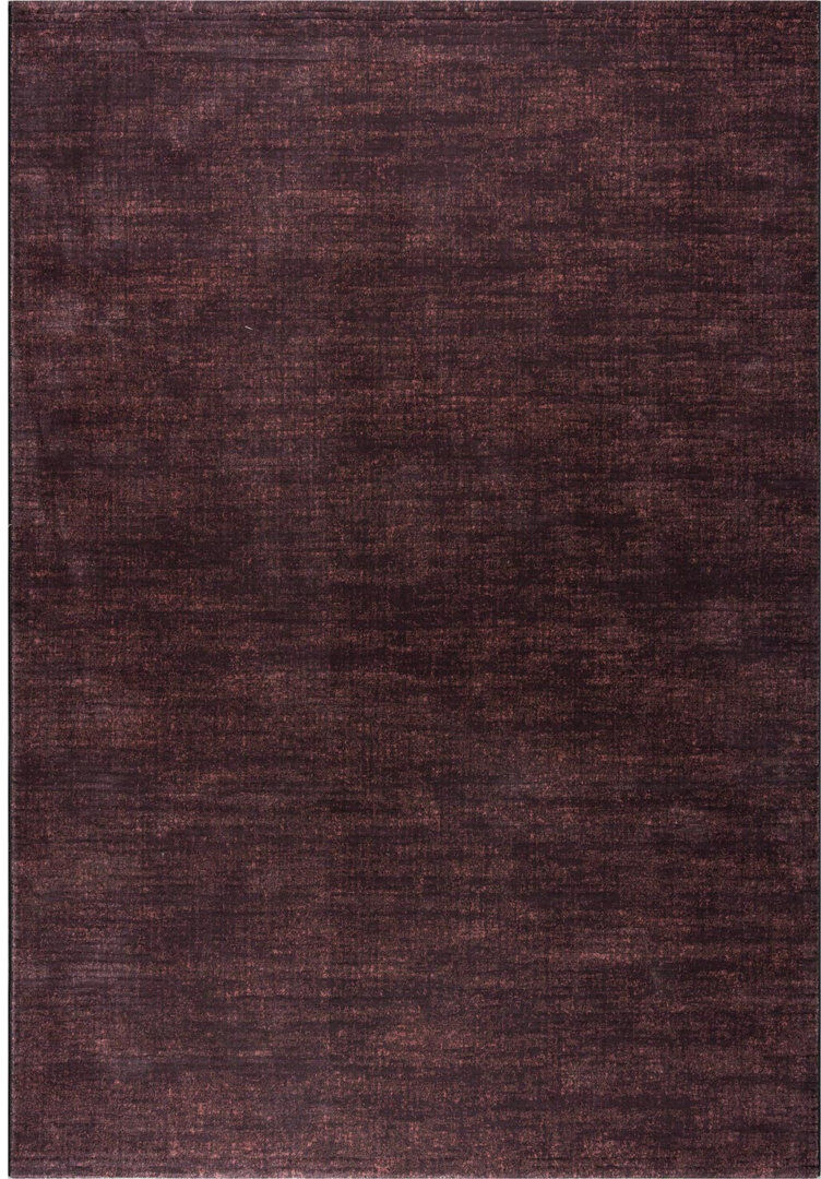 17 Stories Galleria Power Loom Polypropylene Rug Burgundy Rectangle 120 x 170 cm