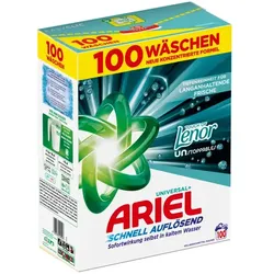 Waschpulver P&G Ariel Pulver Touch Of Unstoppables 100 WL Sofortwirkung auch in kaltem Wasser