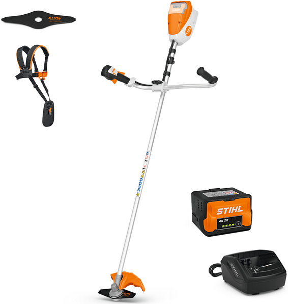 STIHL FSA 80 - Decespugliatore con batteria AK 20 - 36V 4Ah