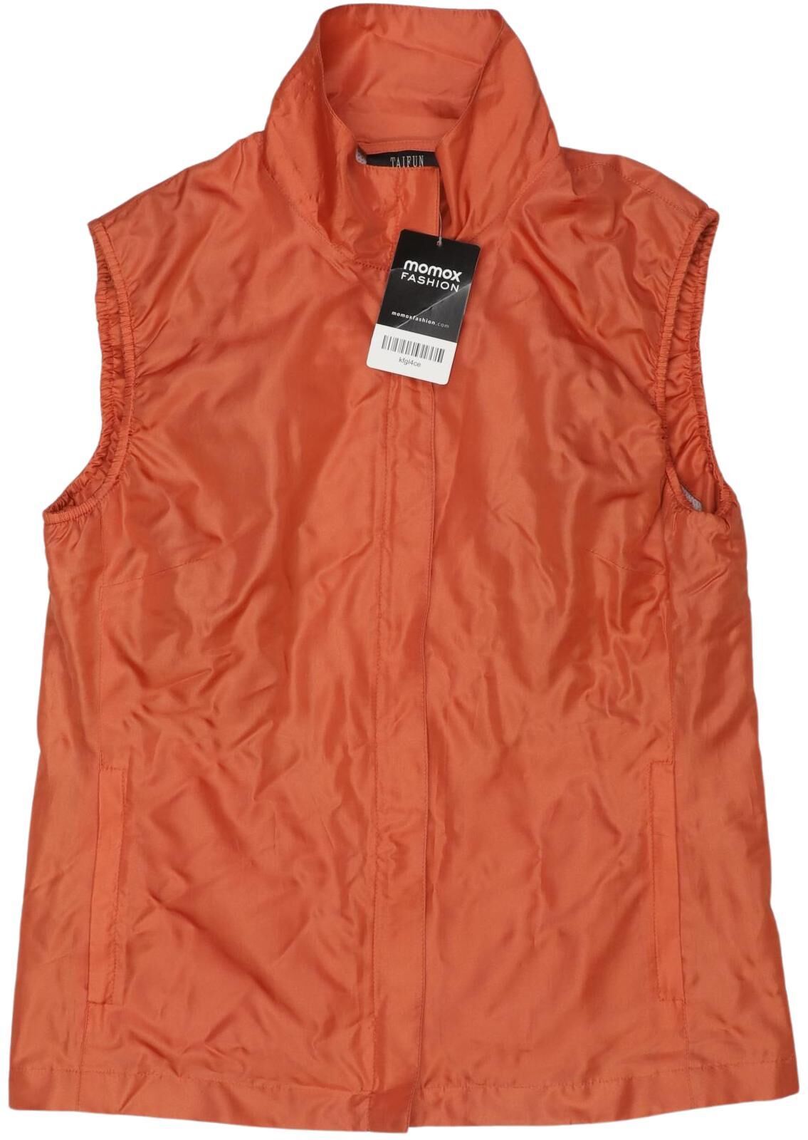 Taifun Damen Weste, Orange, Gr. EU 34, Synthetik / Seide - Second Hand