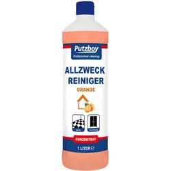 Putzboy Allzweck Reiniger - Konzentrat - 1 Liter - Universalreiniger für Böden und Oberflächen - Made in Germany