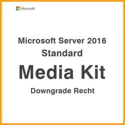 Microsoft Server 2016 Standard Media Kit | Downgraderecht