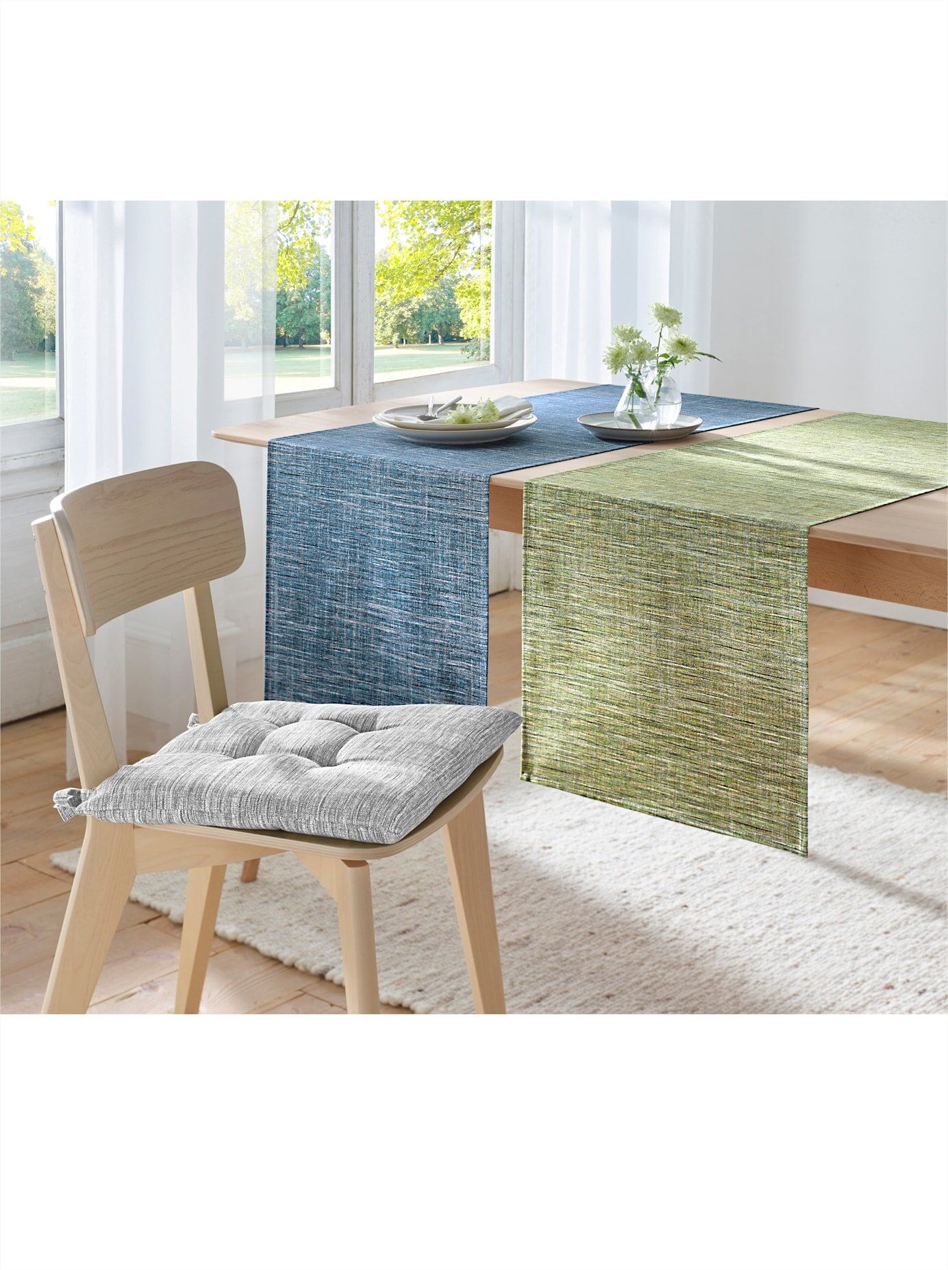Tischdecke Gr. 7, grau (hellgrau, gemustert), B:40cm L:40cm, Tischdecken, Tischdecke hellgrau, gemustert B/L: 40cm x 40cm
