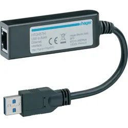 Hager HTG457H Schnittstellenadapter USB zu Ethernet