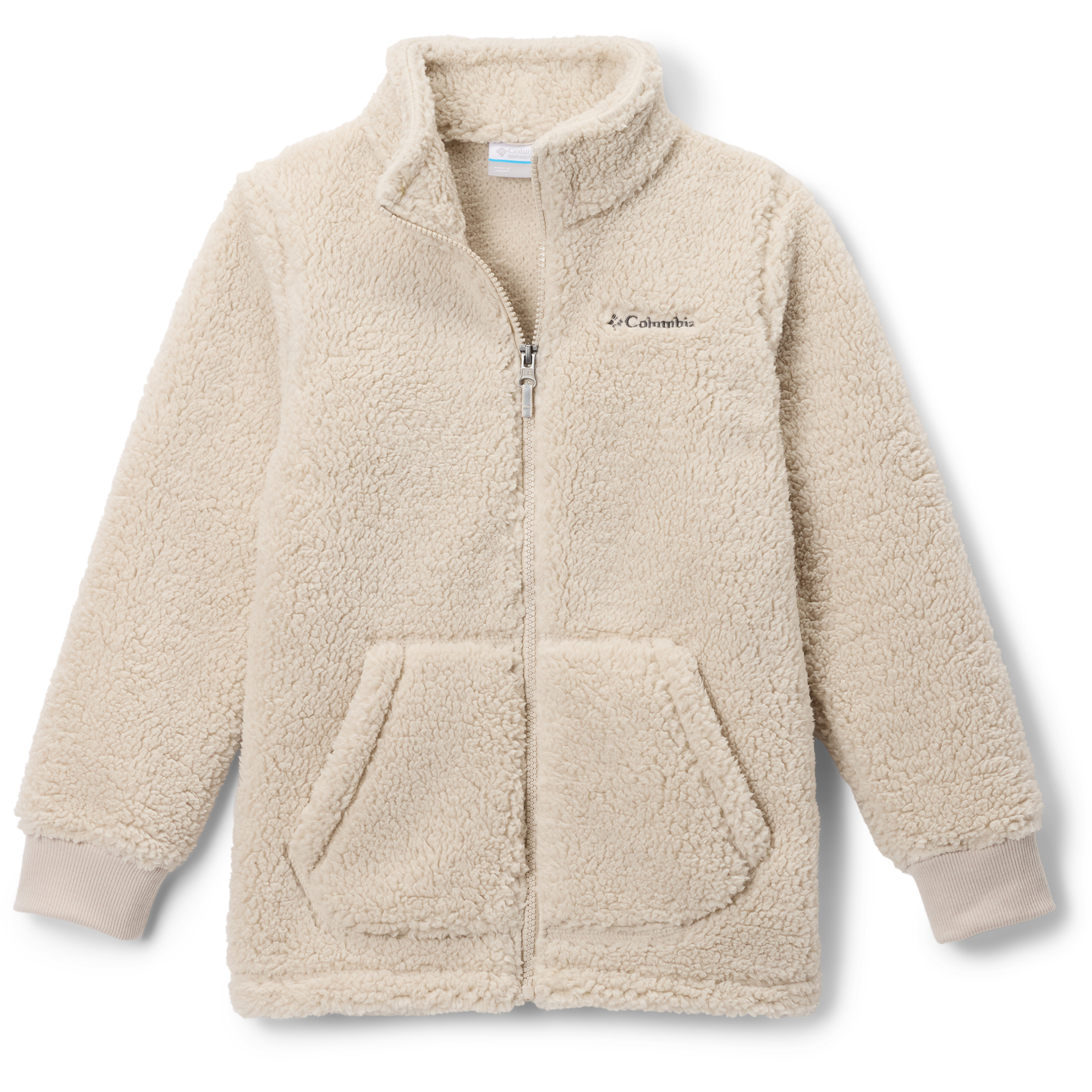 Columbia Rugged Ridge II Sherpa Kinder Fleecejacke grau Größe 140 Trekking Atmungsaktiv