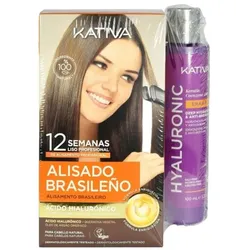 Kativa, Beauty Geschenkset, Profesional Alisado Brasileã‘O Hyalurã“Nico Estuche 7 pz (Haarpflege Set)