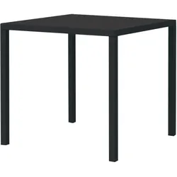 Terrassentisch Quatris 80x80x75 cm schwarz NE