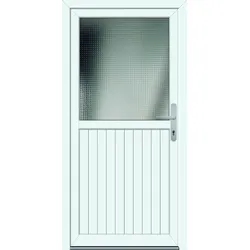 Feba NovoLife Nebeneingangstüre Modell Nesselwang (alte Bezeichnung NovoTherm Westerwald) - weiß