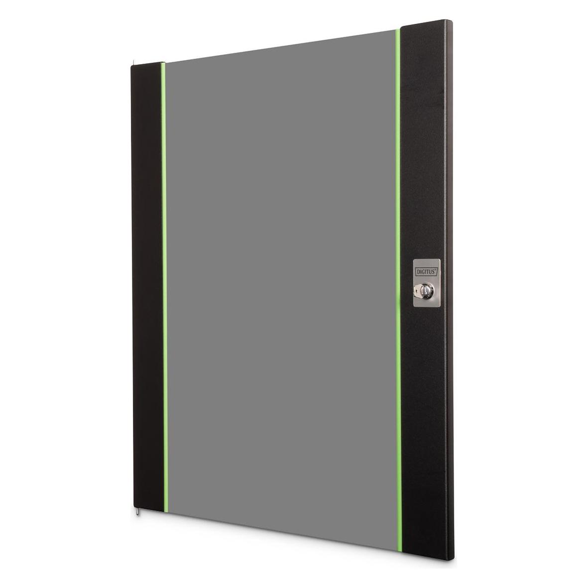 Digitus Glas-Fronttür für 19" 16HE UNIQUE Wandgehäuse Farbe Schwarz (RAL 9005) (DN-19 D-16-U-SW)