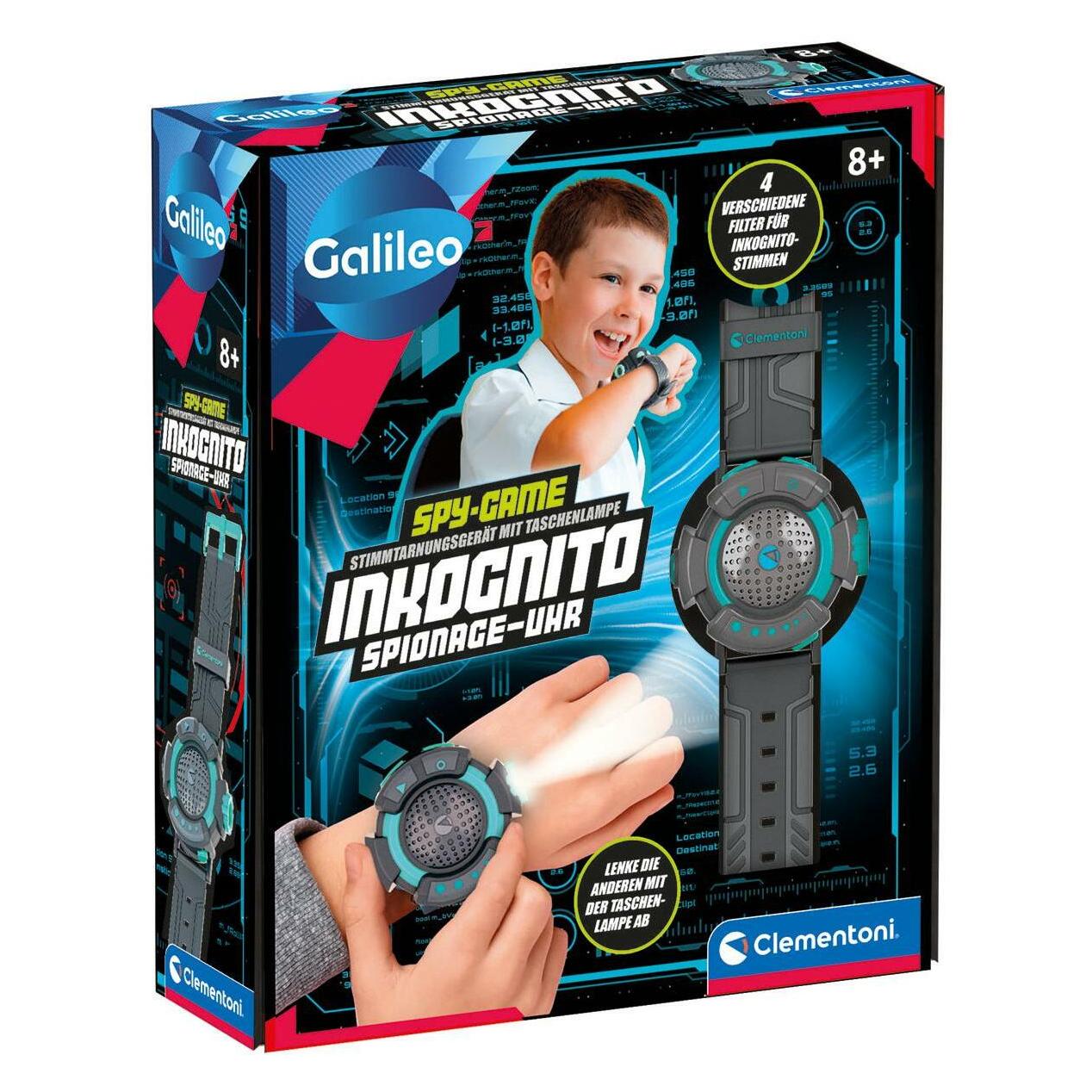 Clementoni Inkognito Spionage-Uhr (59435)