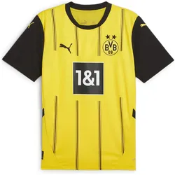 Puma, Herren, Fussballtrikot, BVB Home Jersey Replica (XXL), Schwarz, Gelb