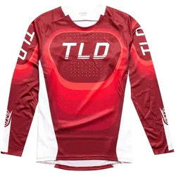 Troy Lee Designs, Herren, Velotrikot, Sprint Jersey, Reverb, race red, L (L), Rot, L