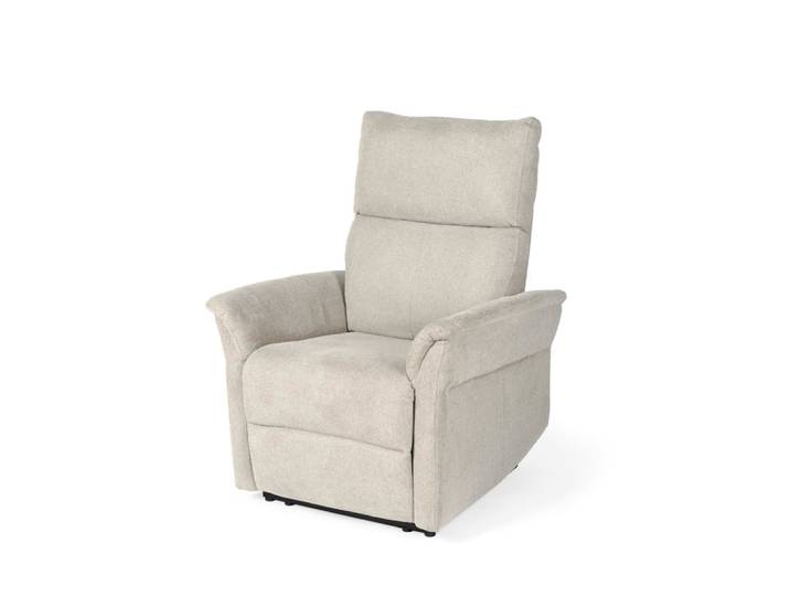 Fauteuil inclinable à un moteur, revêtement beige