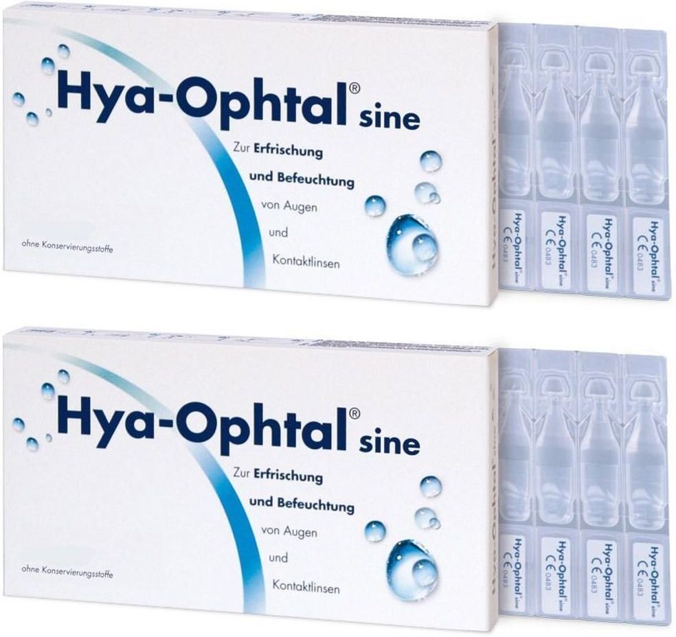 Hya-Ophtal sine Augentropfen 2x 2x60x0,5 ml