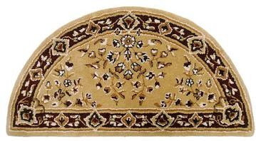 "Achla Designs Oriental Half Round Hearth Rug, 44 Inch Long - 3'6"""