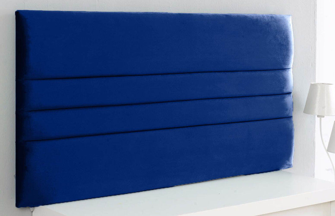 Fairmont Park Schmidt Upholstered Velvet Headboard Blue Single (3')