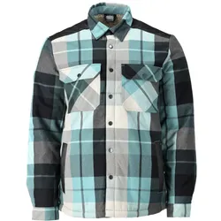 MASCOT Herren Langarmhemd CUSTOMIZED Waldgrün-kariert M - 23104-446-399-M - Waldgrün-kariert