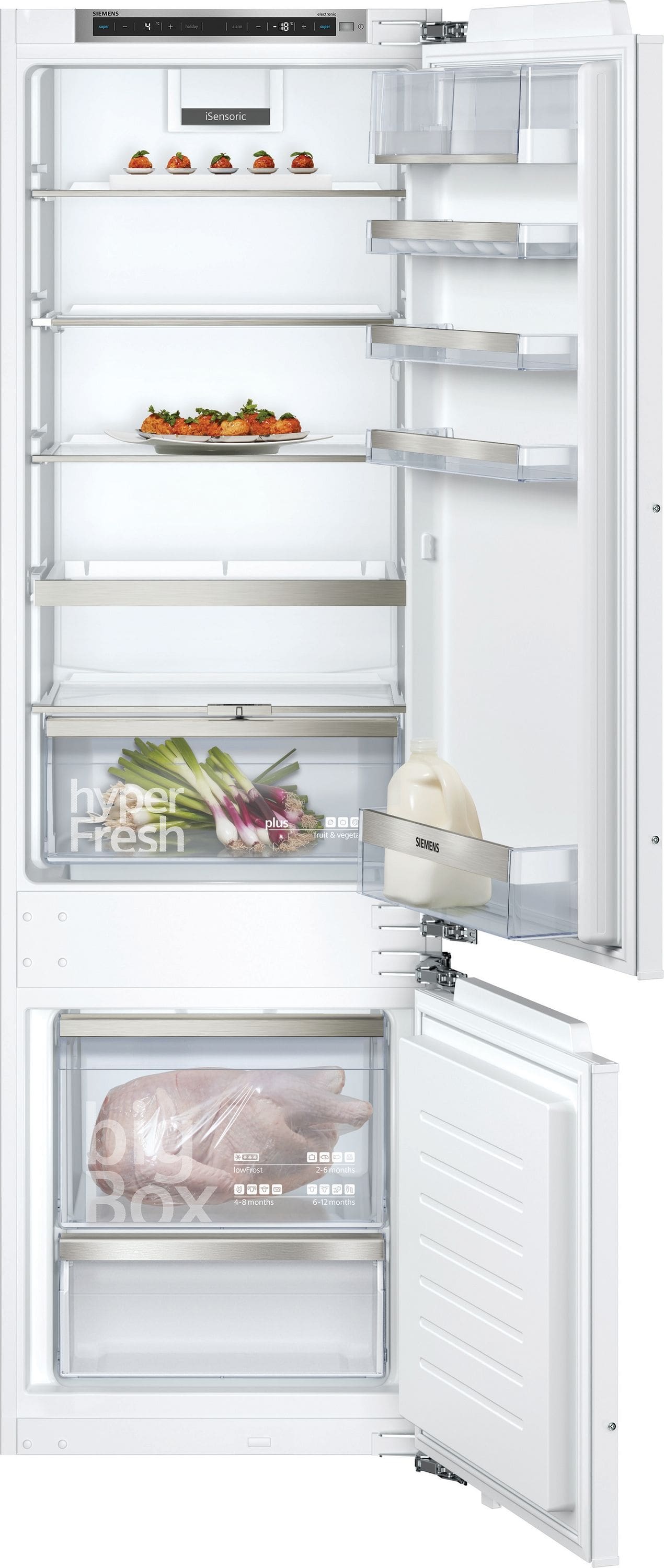Siemens iQ500 KI87SADD0 208 l / 62 l 177,5 cm Einbau Kühl-/Gefrierkombination 165 kWh