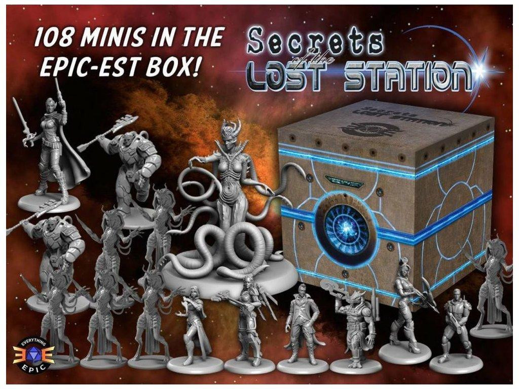 Geheimen van het Verloren Station Basisspel met Miniatuurset - Fantasy Flight Games - Engels