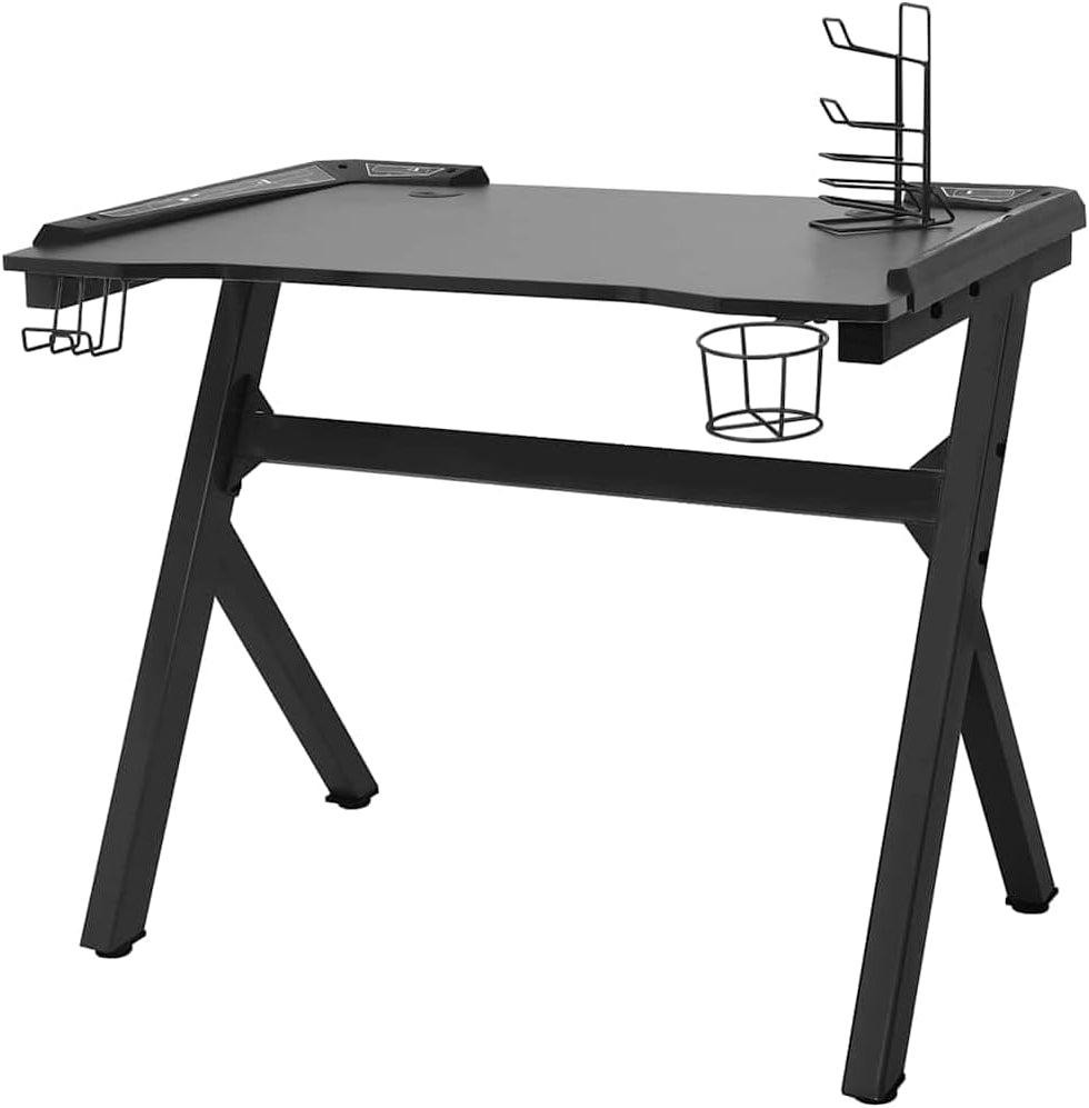 Selius Gaming bureau met LED verlichting en ergonomisch Y-poot design