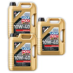 3x Motoröl LIQUI MOLY 1310 Leichtlauf 10W-40 Motorenöl Motor Öl 5 Liter