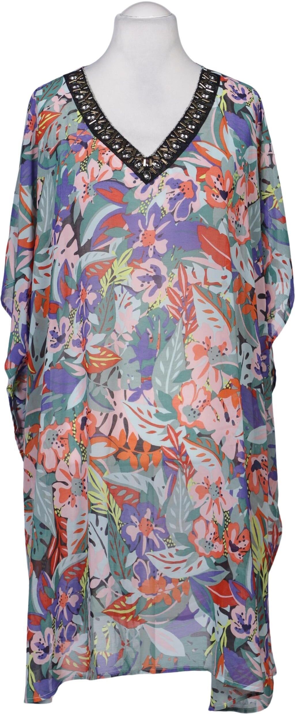 Studio Untold Damen Bluse, Mehrfarbig, Gr. Onesize, Synthetik - Second Hand