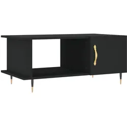 vidaXL Couchtisch Schwarz 90x50x40 cm Holzwerkstoff