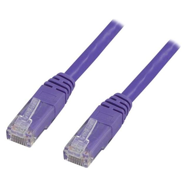 Deltaco UTP Cat6 - 2 m - Cat6 - RJ-45 - RJ-45 - Violett (U/UTP, CAT6, 2 m) (TP-62P)