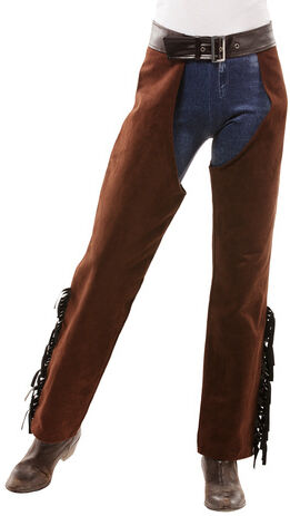 Chaps "Wild West" für Damen, braun