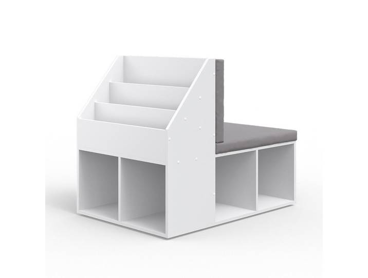 Vicco Kinderregal Onix Weiß 97.1 x 78.4 cm, Rechteckig, 97.1x78.4x66.8 cm, Babymöbel & Kindermöbel, Babyzimmer, Babyregale & Kinderregale