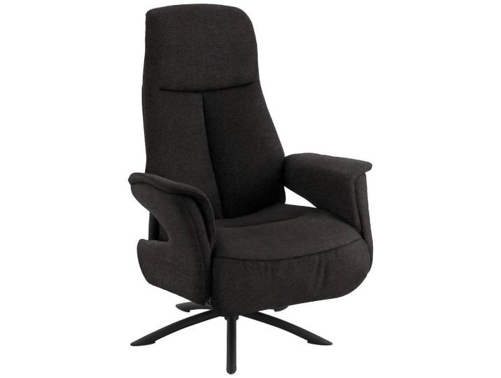 Welnova Relaxsessel, Anthrazit, Metall, 73x108x86 cm, Fussart wählbar, Lederauswahl, Stoffauswahl, Relaxfunktion, Wohnzimmer, Sessel, Relaxsessel